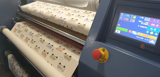 From Screen to Digital, a Short History of Meshtex Ltd Transmatic rotary heat press.